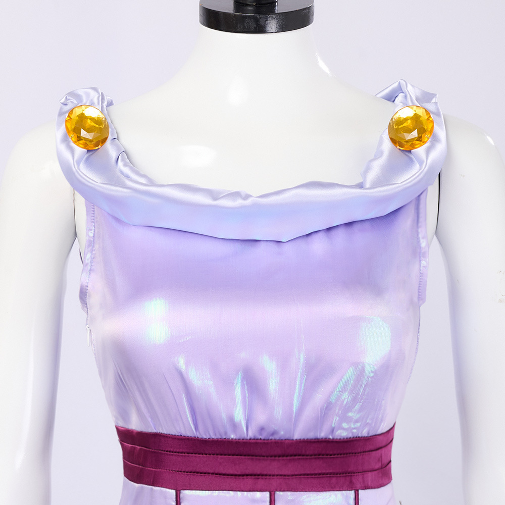 Hercules Megara Purple Fancy Dress Women's Cosplay Costume In Stock Takerlama