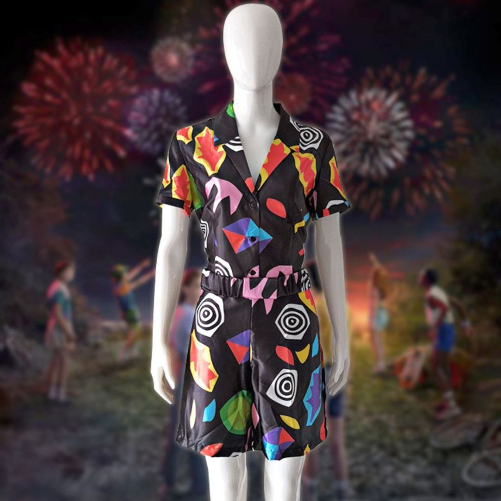 ST Eleven Halloween Cosplay Costume Kids Adult Cosplay Jumpsuit Stranger Season 3 In Stock Takerlama