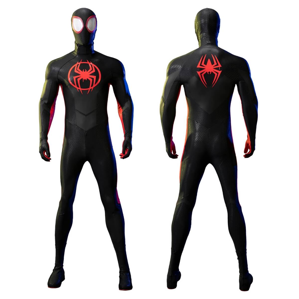 Deluxe Spider-Man: Across the Spider-Verse Miles Morales Cosplay Costume For Men Takerlama In Stock