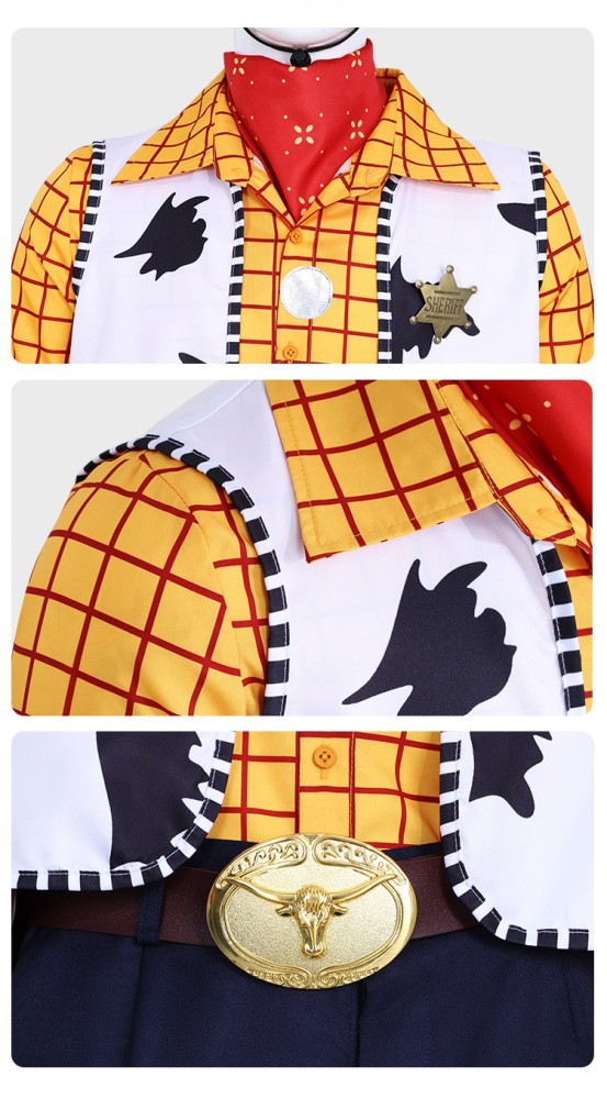 Toy Story Woody and Jessie Cowboy Couple Cosplay Costume In Stock Takerlama