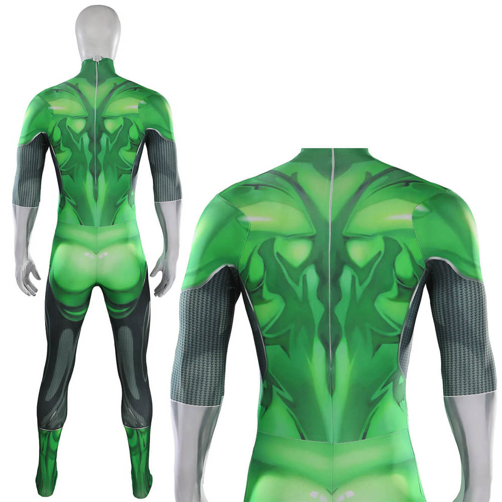 Hal Jordan Justice League Lantern Green Cosplay Costume Superhero 3D Print Jumpsuit Takerlama