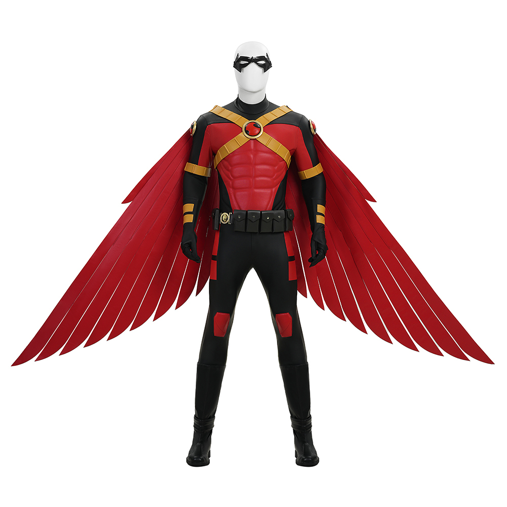 Robin War Tim Drake Superhero Cosplay Costume Top Level Takerlama