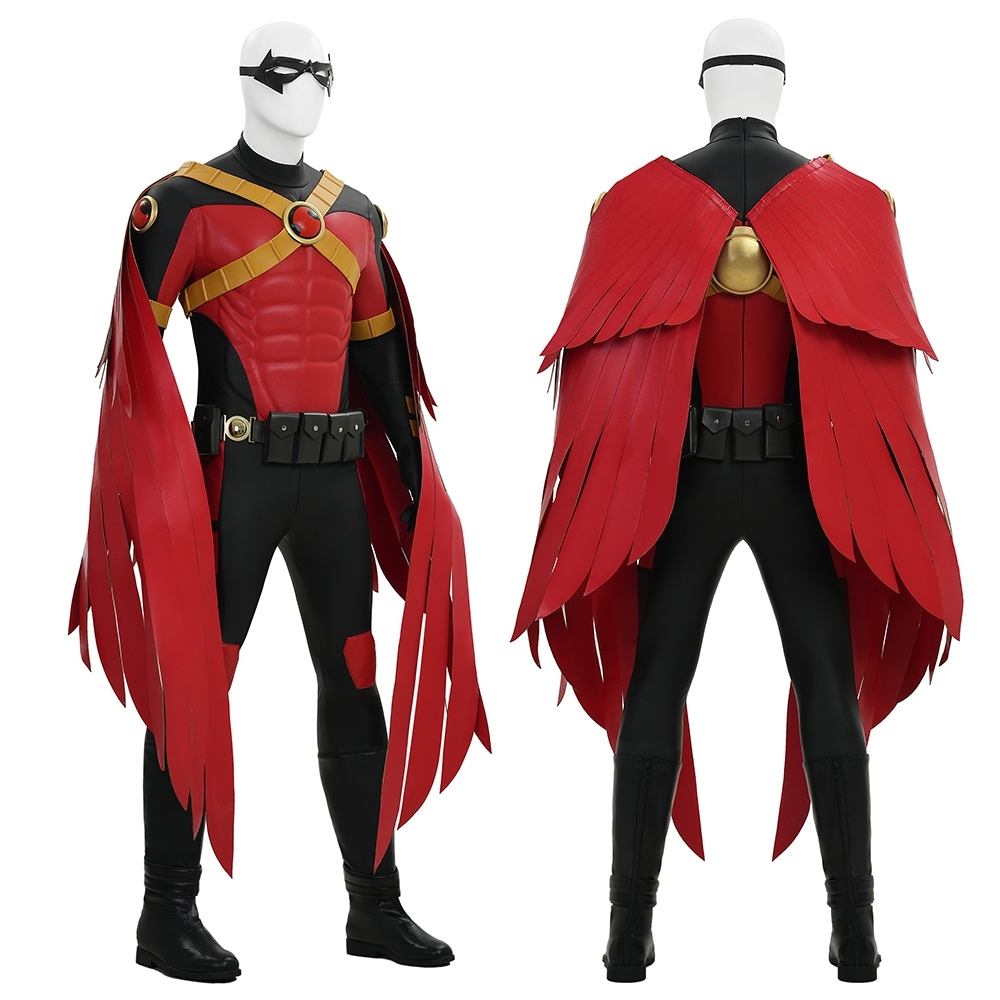 Robin War Tim Drake Superhero Cosplay Costume Top Level Takerlama