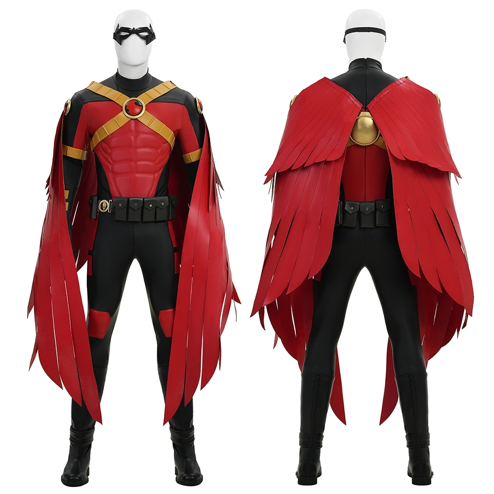 Robin War Tim Drake Superhero Cosplay Costume Top Level Takerlama