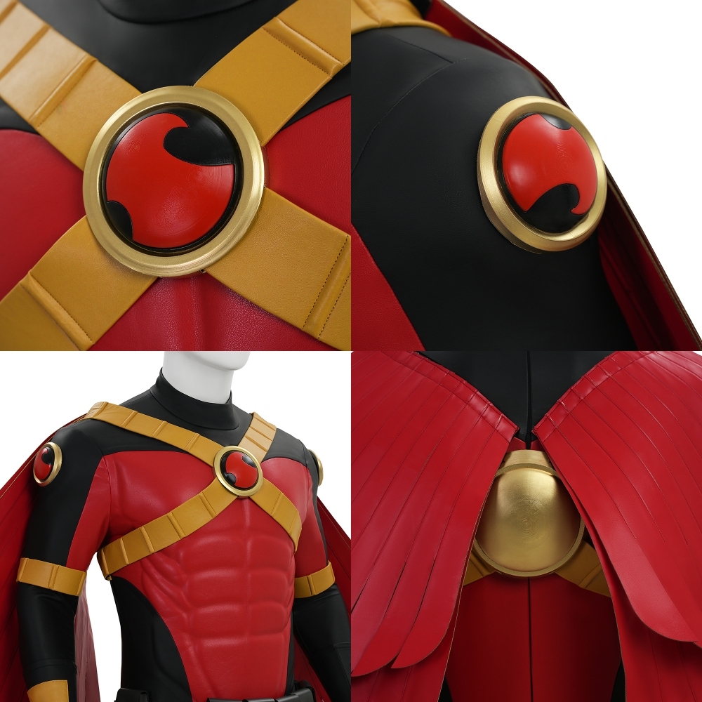 Robin War Tim Drake Superhero Cosplay Costume Top Level Takerlama