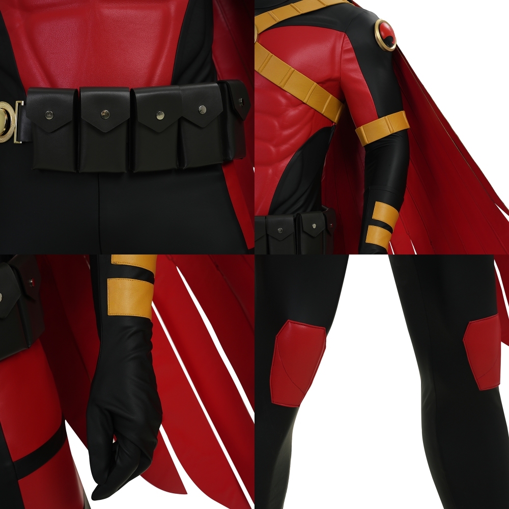 Robin War Tim Drake Superhero Cosplay Costume Top Level Takerlama