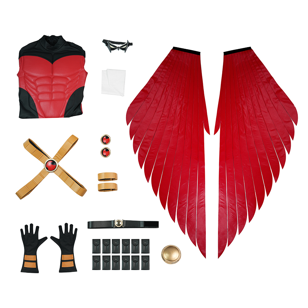 Robin War Tim Drake Superhero Cosplay Costume Top Level Takerlama