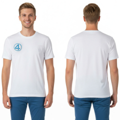 Fantastic Four First Steps Human Torch White T-Shirt Johnny Storm Cosplay Costume Takerlama