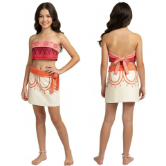 Moana 2 Simea Cosplay Costume Kids Moana's Sister Fancy Dress Christmas Gifts Takerlama