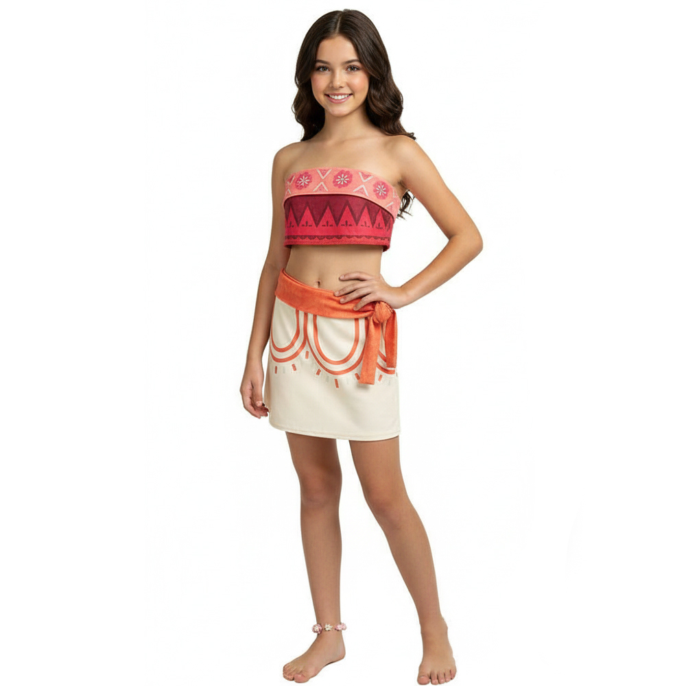 Moana 2 Simea Cosplay Costume Kids Moana's Sister Fancy Dress Christmas Gifts Takerlama