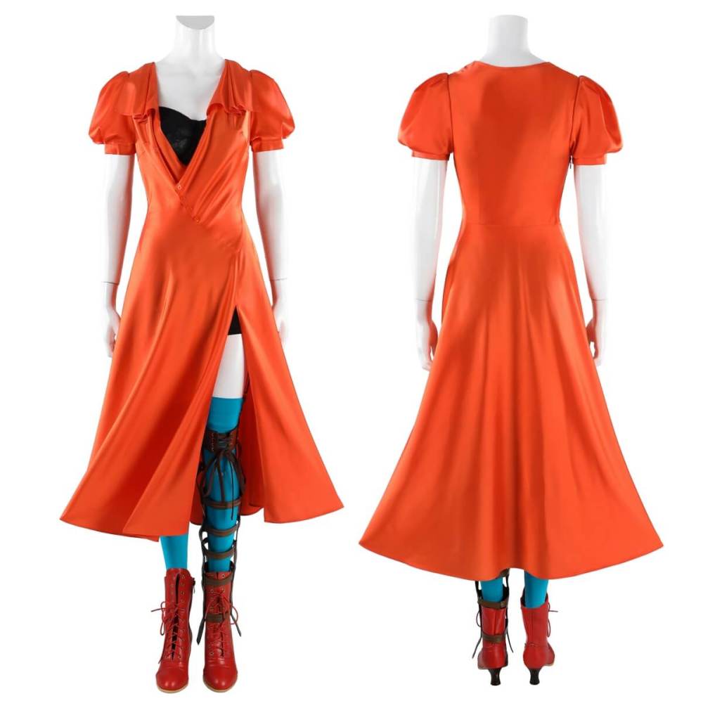The Bride 2026 Frankenstein Penelope Rogers Ida Cosplay Costume Orange Takerlama