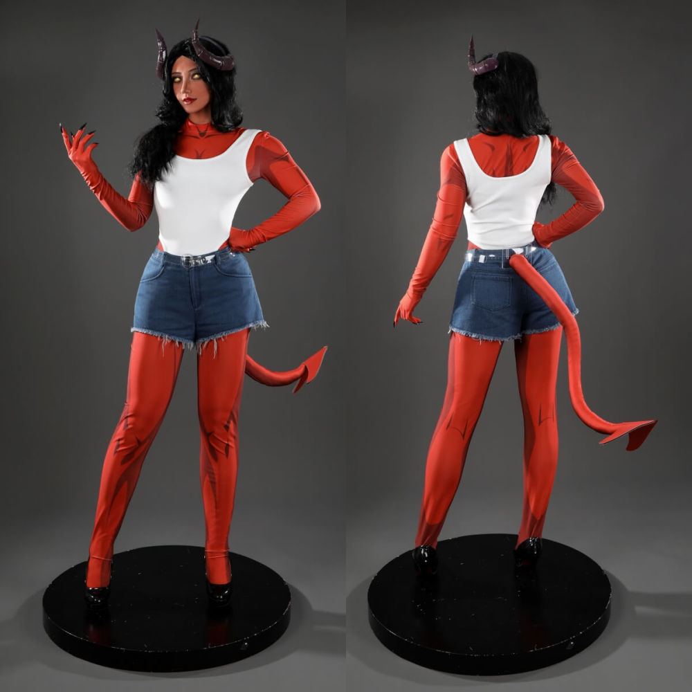 Dispatch Malevola Cosplay Costume For Women Takerlama No Wig