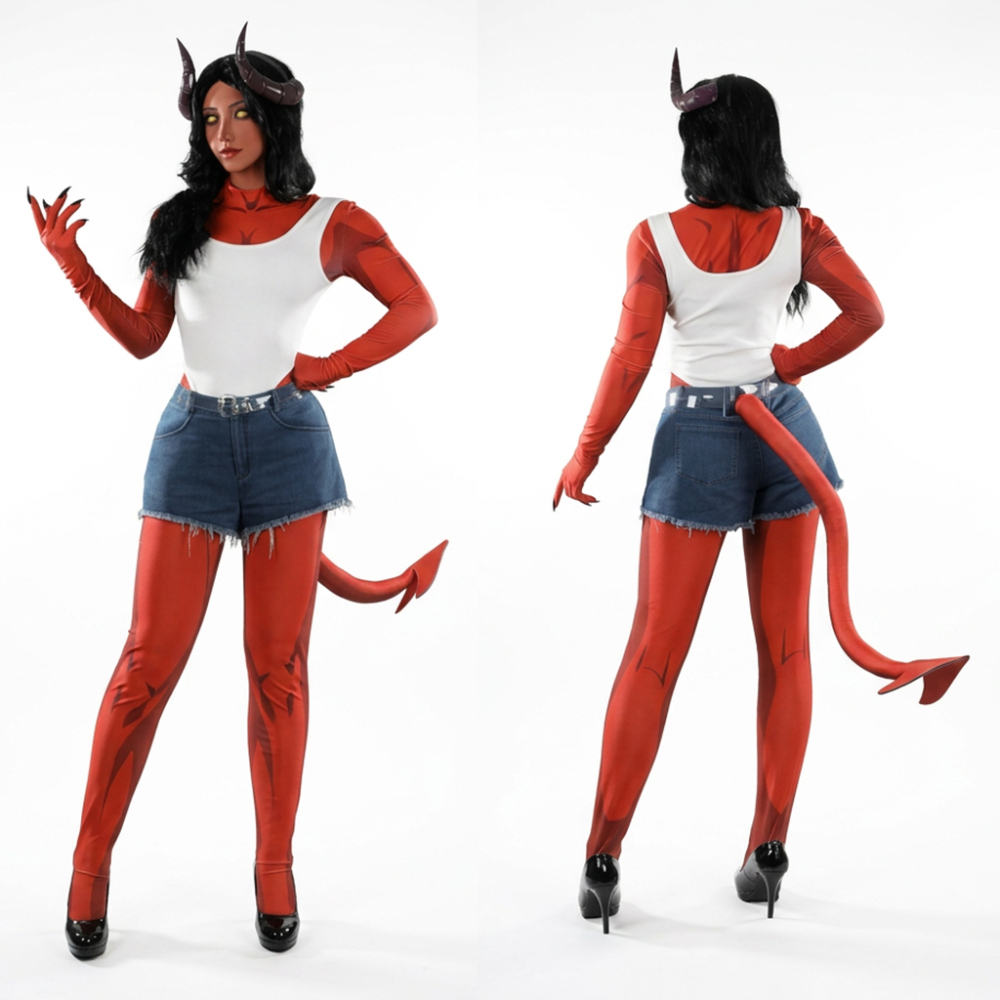 Dispatch Malevola Cosplay Costume For Women Takerlama No Wig