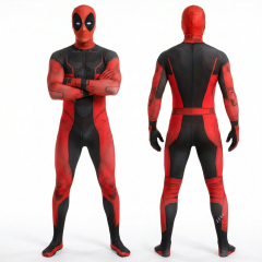 Marvel Rivals Deadpool Undersuit Mask Hero Cosplay Costume Kids Adults Takerlama