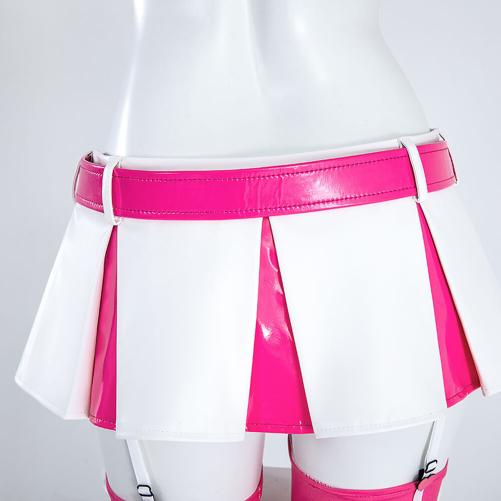 2.5 Dimensional Seduction Liliel Lilysa Amano Cosplay Costume Anime Women White Pink Dress Takerlama