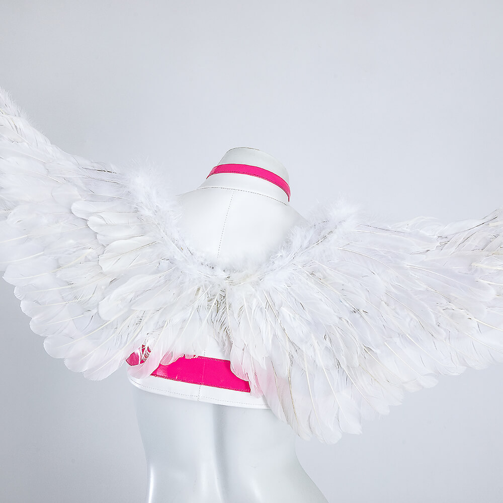 2.5 Dimensional Seduction Liliel Lilysa Amano Cosplay Costume Anime Women White Pink Dress Takerlama