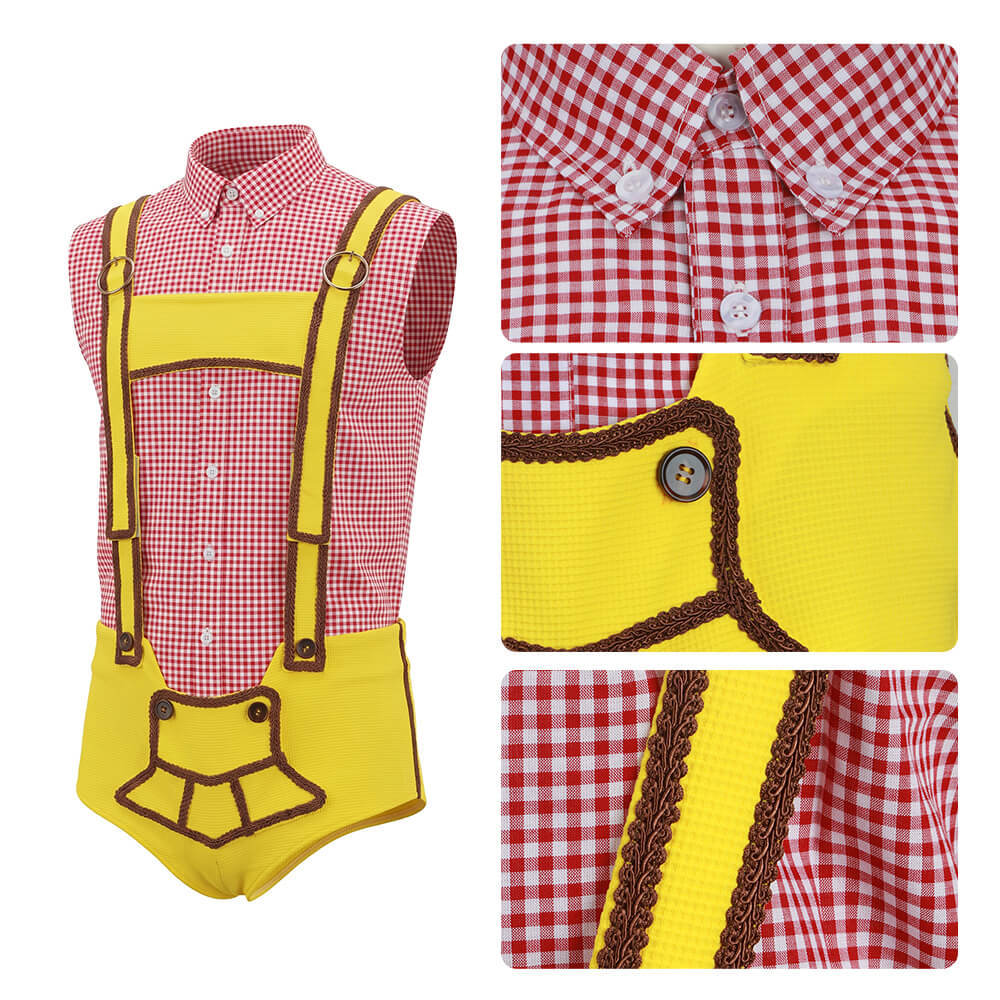 Bruno Movie Bruno Gehard Cosplay Costume Halloween Party Outfits Takerlama