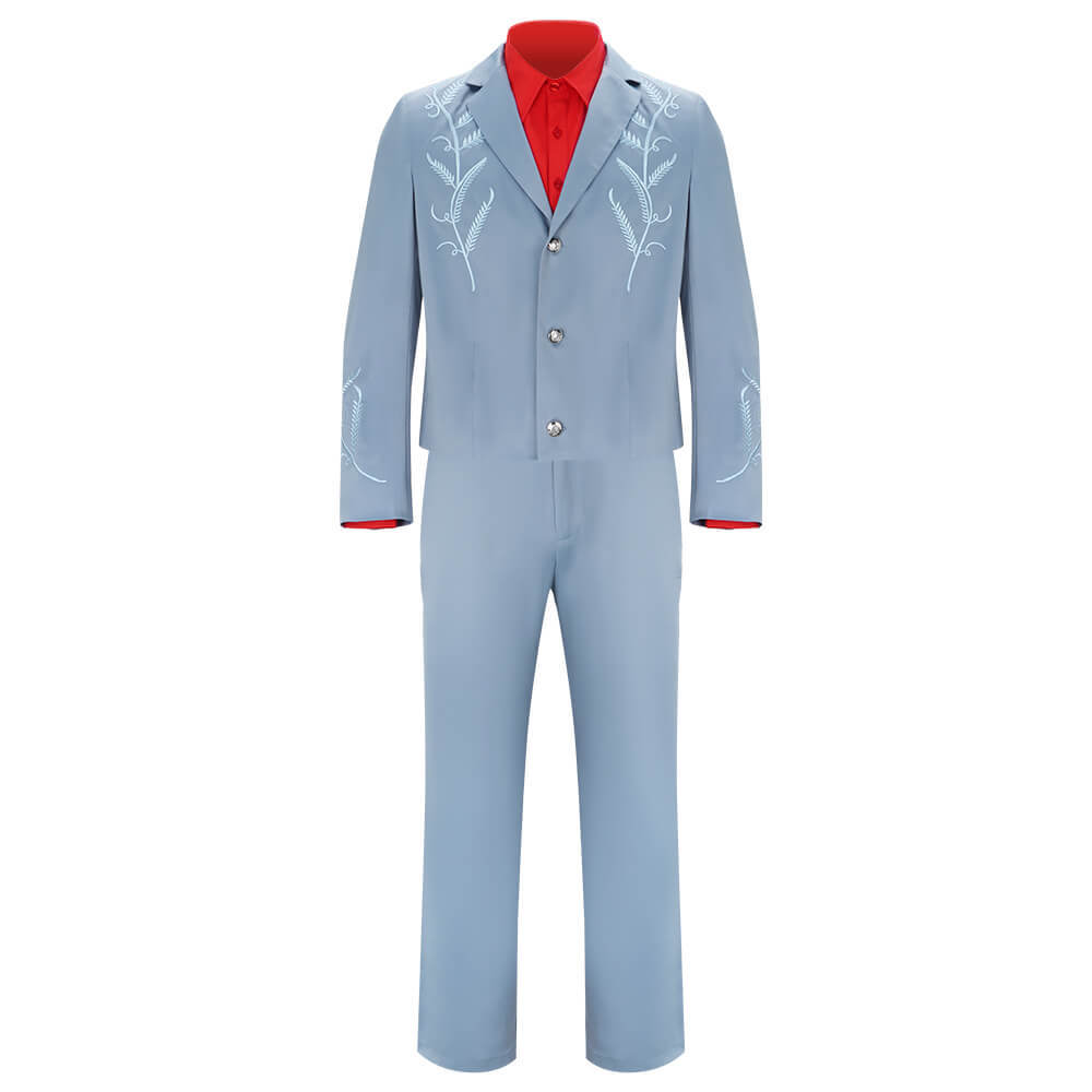 Die With A Smile Lady Gaga Cosplay Costume Blue Fancy Dress Halloween Party Takerlama In Stock