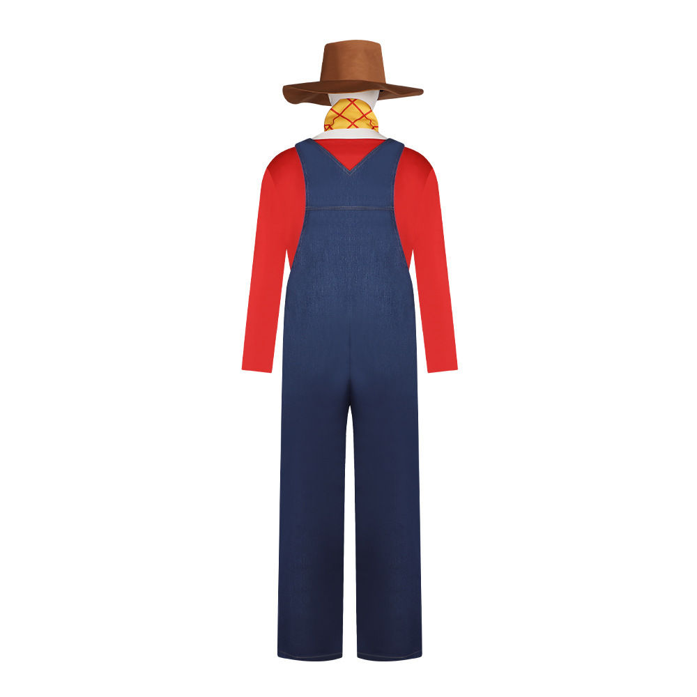 Toy Story Stinky Pete Cosplay Costume Prospector Overalls Set Takerlama