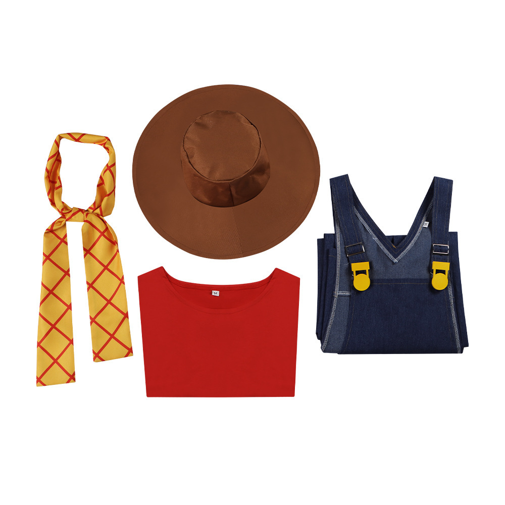 Toy Story Stinky Pete Cosplay Costume Prospector Overalls Set Takerlama