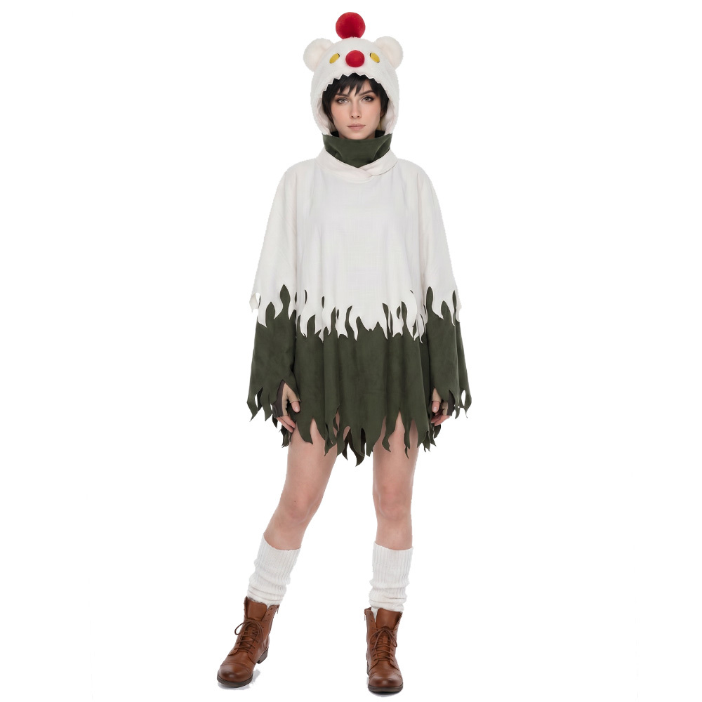 Yuffie Kisaragi Moogle Cosplay Cloak FF Fantasy Season 7 In Stock