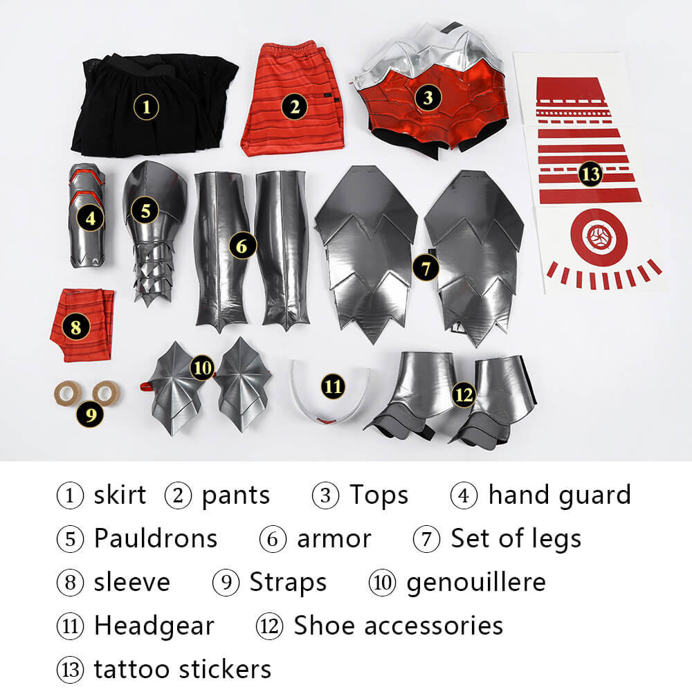 Deluxe Absolute Diana Cosplay Costume Red Takerlama