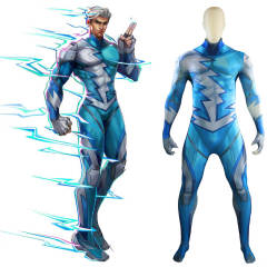 Marvel Rival QuickSilver Halloween Costume Superhero Cosplay Bodysuit Kids Adult Takerlama