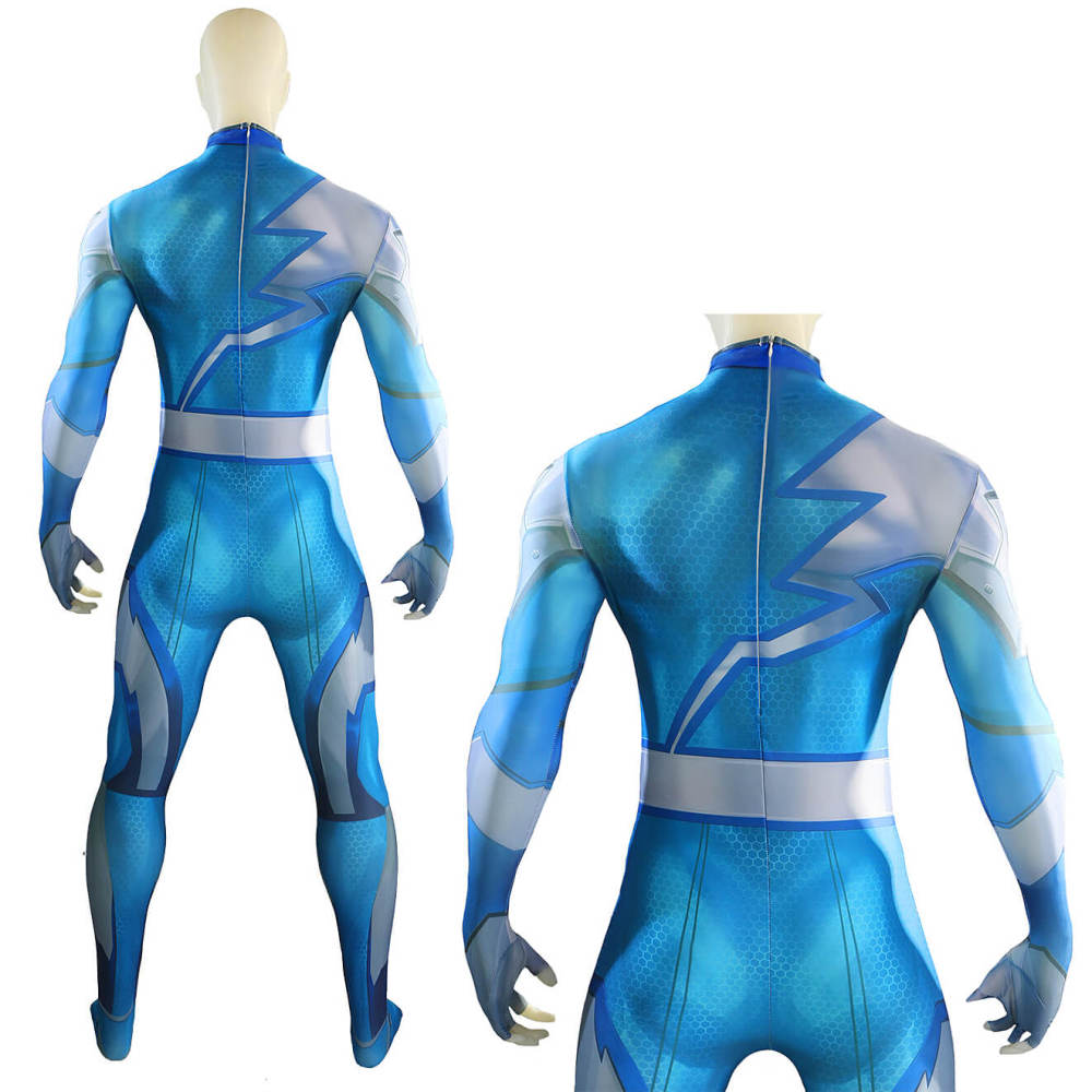 Marvel Rival QuickSilver Halloween Costume Superhero Cosplay Bodysuit Kids Adult Takerlama