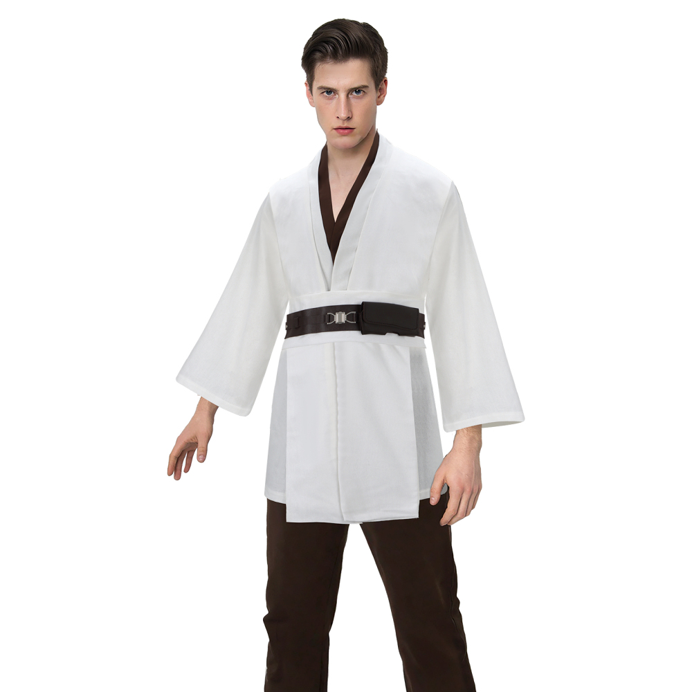 Star Wars Obi Wan Kenobi Jedi Halloween Cosplay Costume Robe (In Stock) Takerlama