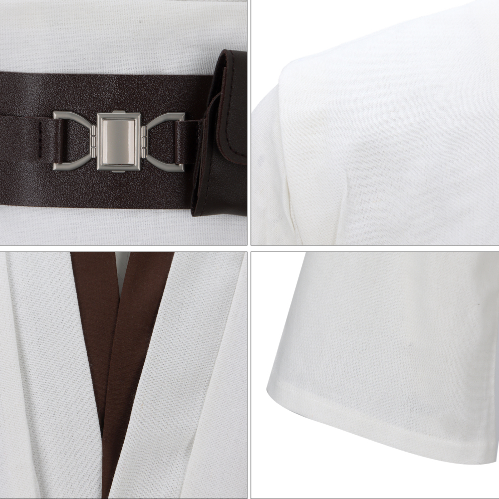 Star Wars Obi Wan Kenobi Jedi Halloween Cosplay Costume Robe (In Stock) Takerlama
