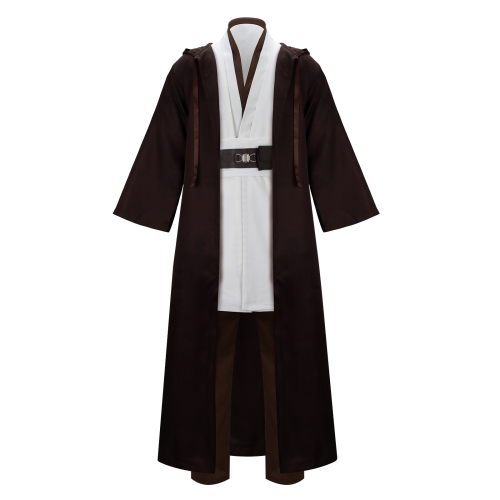 Star Wars Obi Wan Kenobi Jedi Halloween Cosplay Costume Robe (In Stock) Takerlama