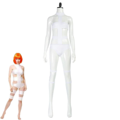 The Fifth Element Leeloo Cosplay Costume Sexy Women Bandages Suit In Stock Takerlama