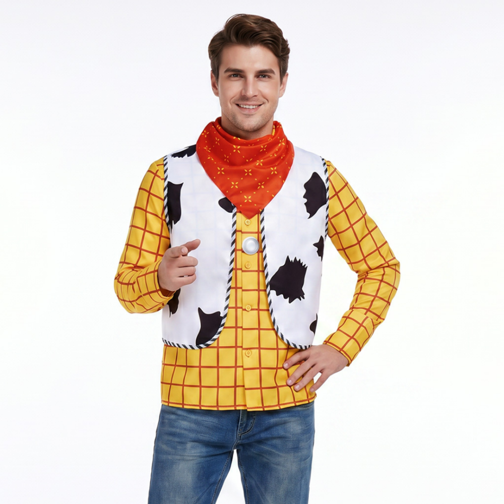 Toy Story Woody Cowboy Costume Adult Halloween Cosplay Outfits In Stock Takerlama