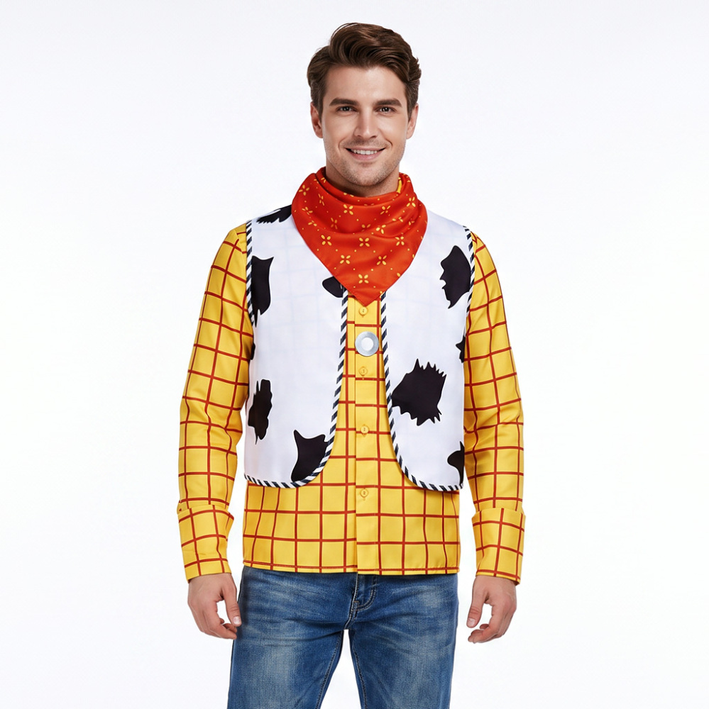 Toy Story Woody Cowboy Costume Adult Halloween Cosplay Outfits In Stock Takerlama