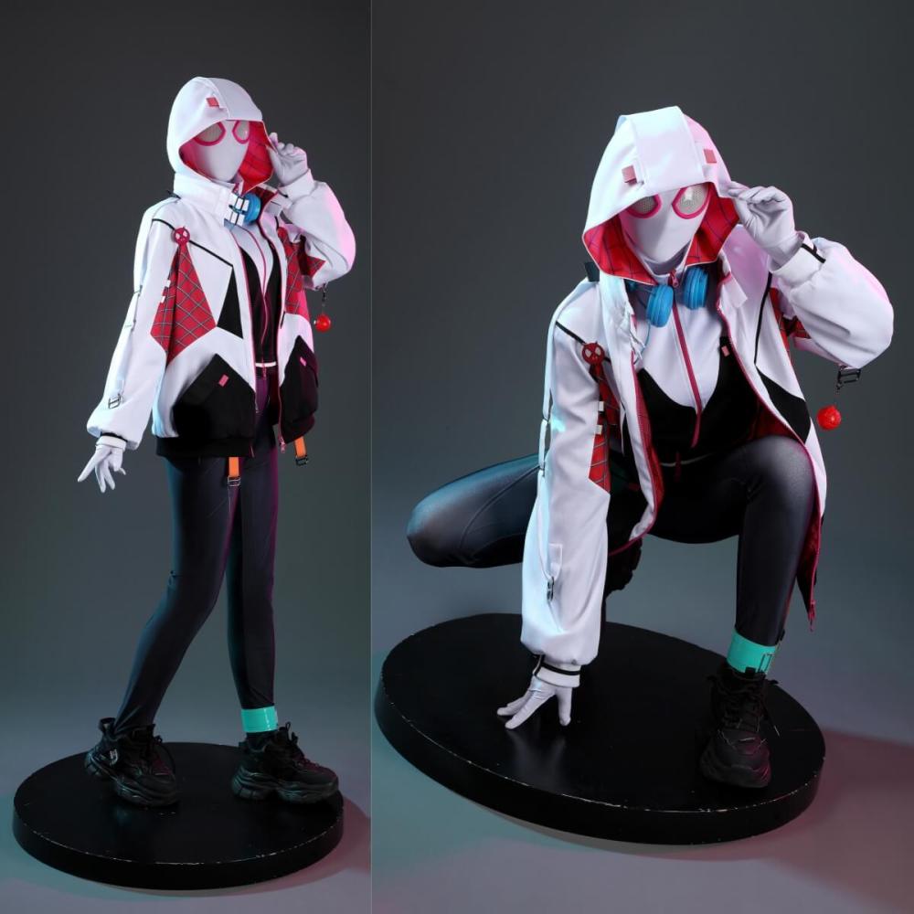 All New Spider Gwen The Ghost Spider Cosplay Costume Takerlama
