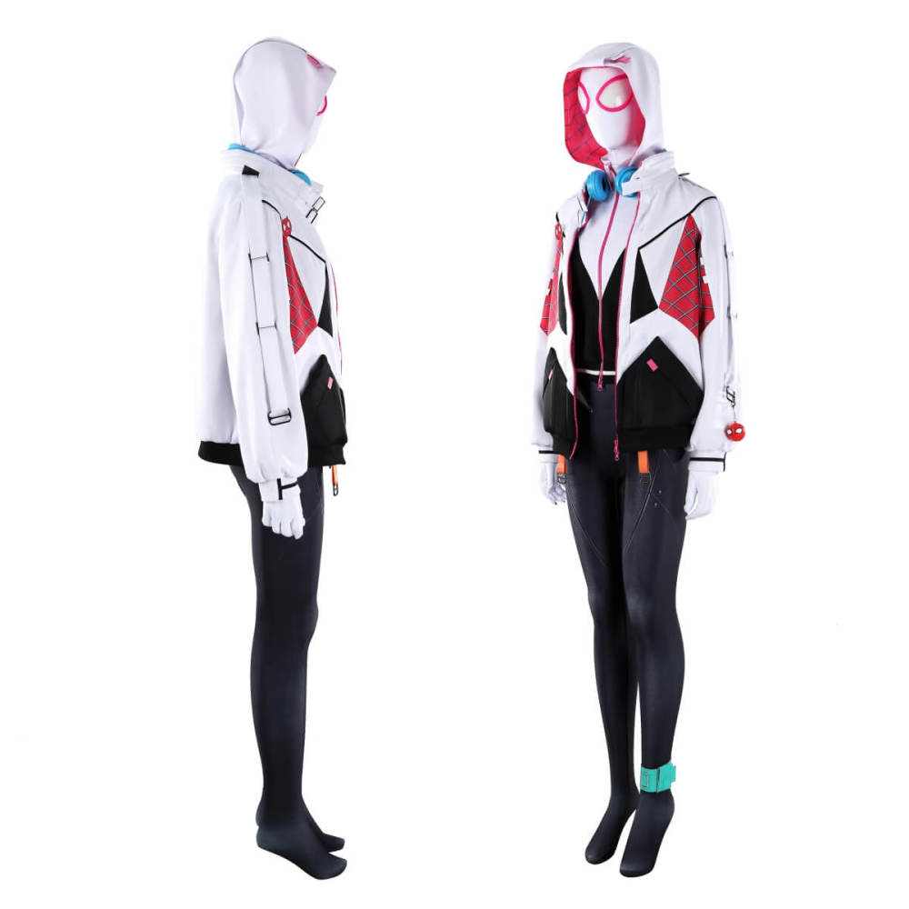 All New Spider Gwen The Ghost Spider Cosplay Costume Takerlama