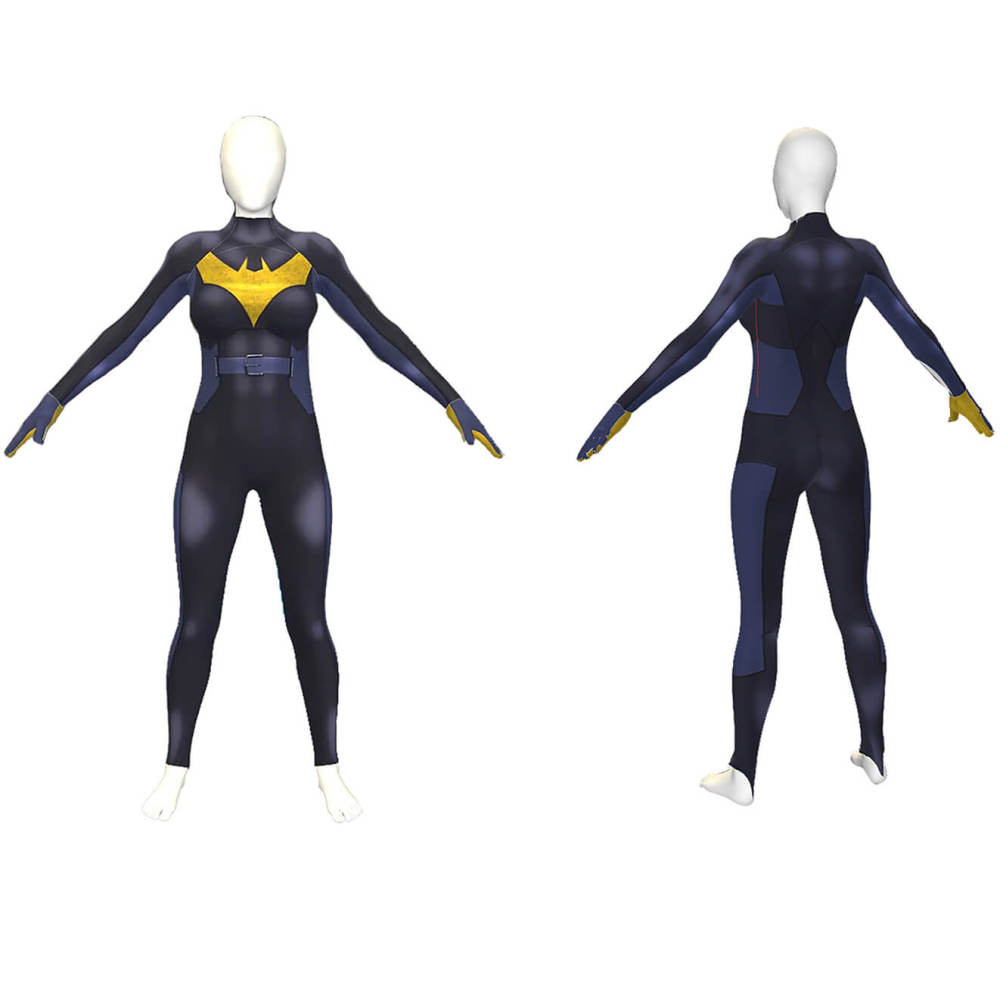 Queen Vampire Barbara Gordon Bat Girl's Halloween Cosplay Costume Takerlama