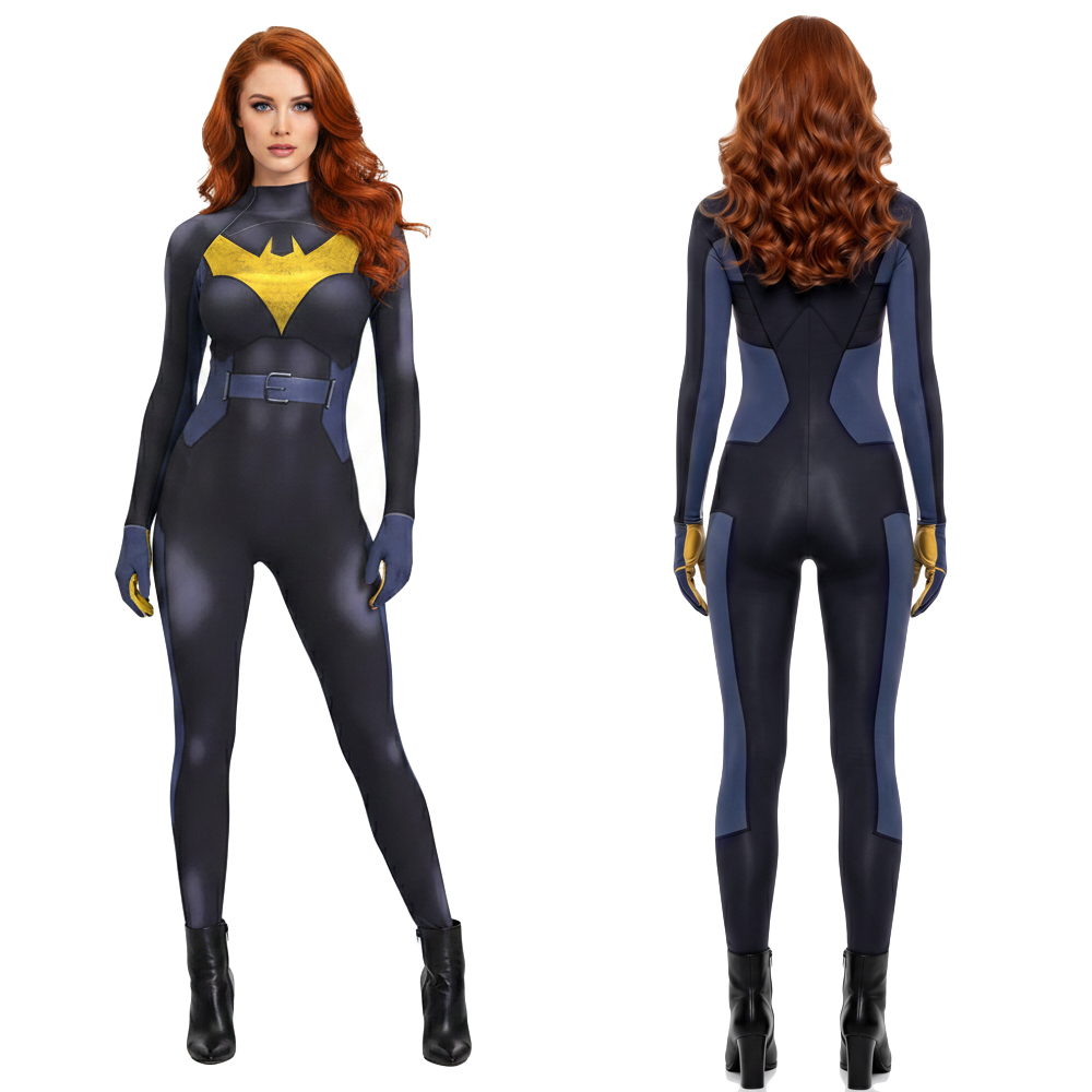 Queen Vampire Barbara Gordon Bat Girl's Halloween Cosplay Costume Takerlama