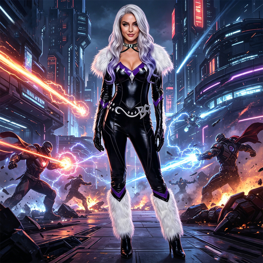 Marvel Rivals Black Cat Default Style Suit Cosplay Costume Takerlama