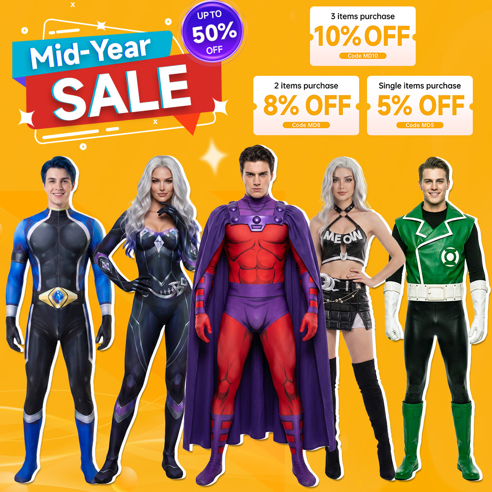 Takerlama Mid-Year Cosplay Sale | Up To 50% OFF + Extra Stackable Coupon Codes!