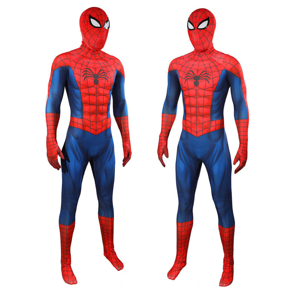 Ultimate Spider-Man Superhero Cosplay Costume Bodysuit With Mask Takerlama