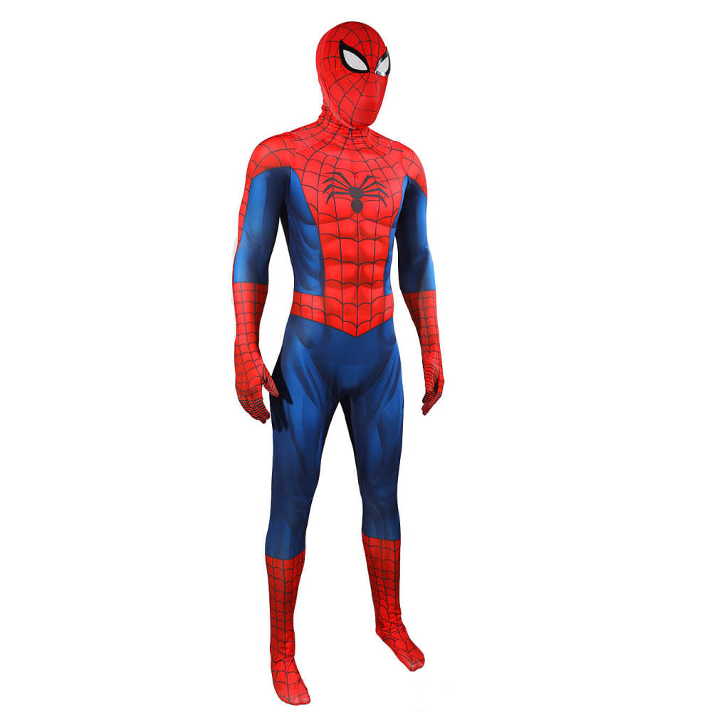 Ultimate Spider-Man Superhero Cosplay Costume Bodysuit With Mask Takerlama
