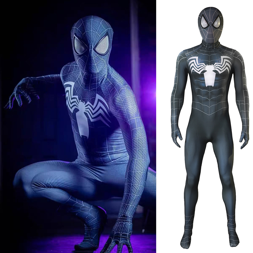 Symbiote Spider-Man Black Suit Tobey Maguire Spider-Man 3 Costume Takerlama