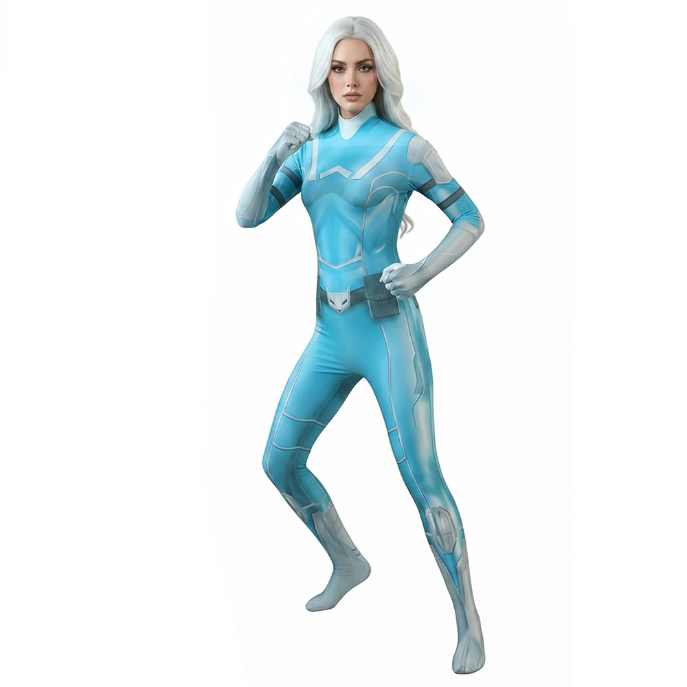Marvel Rivals Season 7 White Fox Bodysuit Cosplay Costume For Women Takerlama
