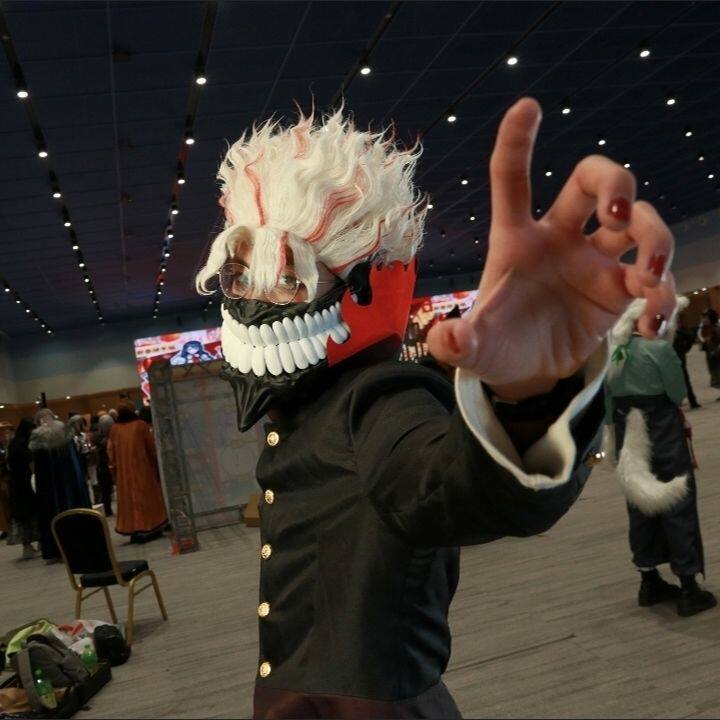 Anime Dandadan Okarun Ken Takakura Cosplay Costume Dan Da Dan Coat Mask Takerlama  in stock
