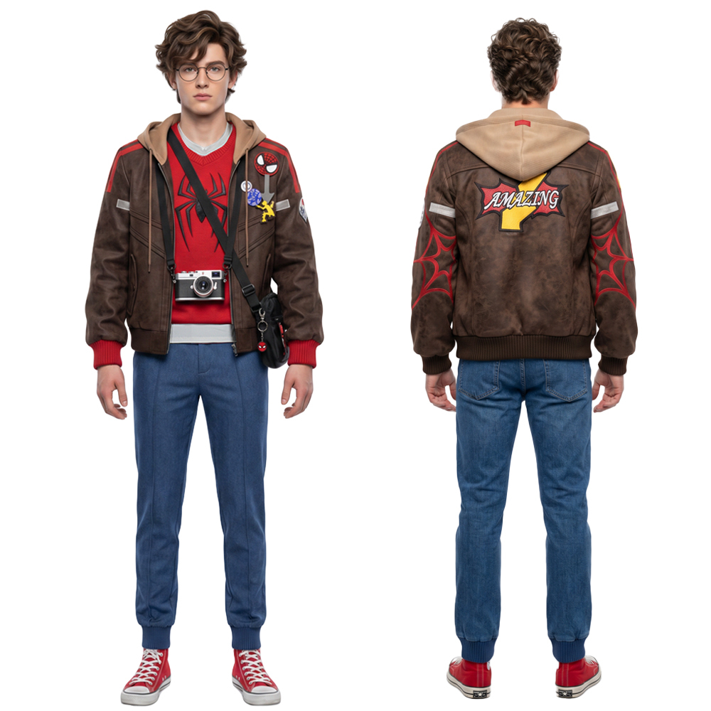 Marvel Rivals Spider-Man Cosplay Costume Peter Parker: The Photographer Style Takerlama
