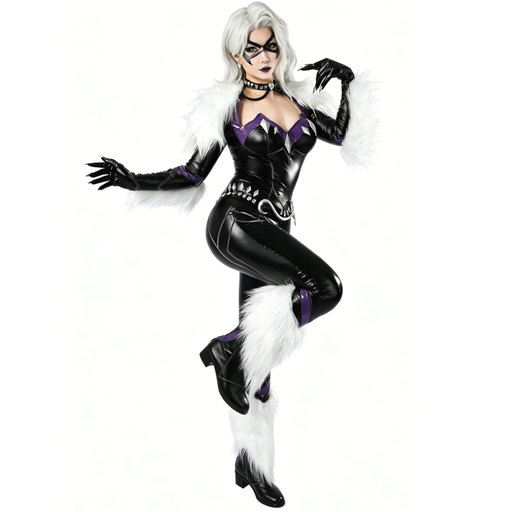 Marvel Rivals Black Cat Default Style Suit Cosplay Costume Takerlama