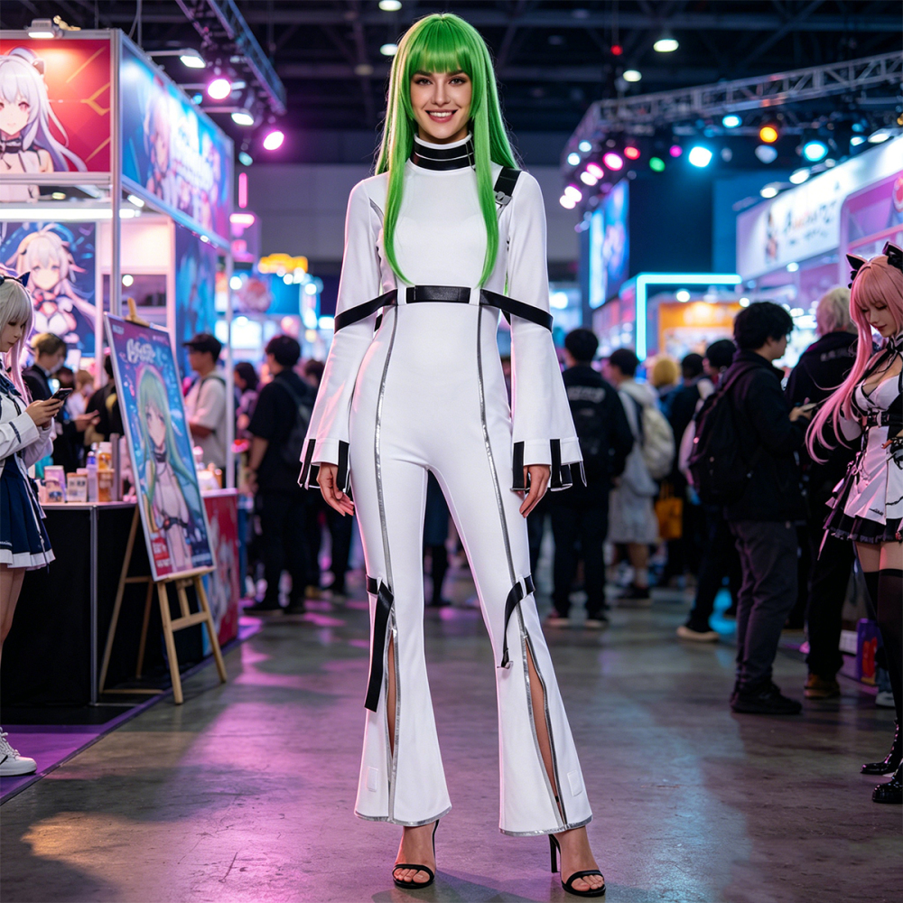 C.C. Prisoner Restraint Suit Code Geass: Lelouch of the Rebellion Cosplay Costume Takerlama
