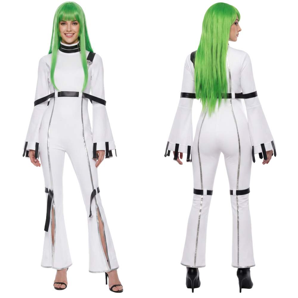 C.C. Prisoner Restraint Suit Code Geass: Lelouch of the Rebellion Cosplay Costume Takerlama