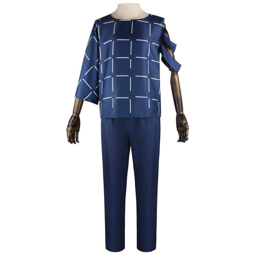 JJK Mahito Tops Cosplay Costume Black Blue Takerlama